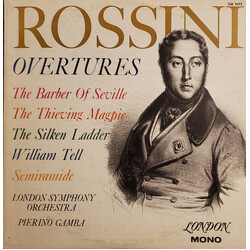 Pierino Gamba / The London Symphony Orchestra Rossini Overtures Vinyl LP USED