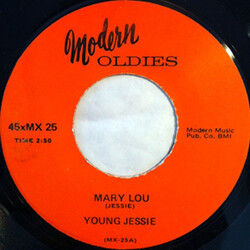 Young Jessie / The Maxwell Davis Orchestra Mary Lou / Don't Think I Will USED VINYL 7INCH 45 RPM SINGLE REISSUE
