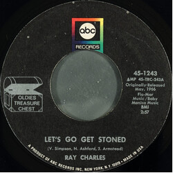 Ray Charles / Ray Charles And His Orchestra Let's Go Get Stoned / Busted USED VINYL 7INCH 45 RPM