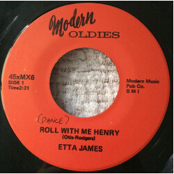 Etta James Roll With Me Henry / Good Rockin' Daddy USED VINYL 7INCH SINGLE REISSUE 45 RPM