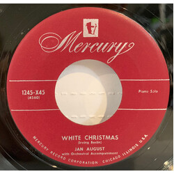 Jan August White Christmas/ The Christmas Song USED VINYL 7INCH 45 RPM