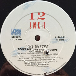 The System Don't Disturb This Groove Vinyl 12" USED
