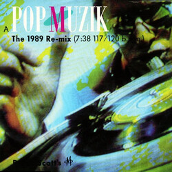 M (2) Pop Muzik (The 1989 Re-mix) USED VINYL 12INCH 45 RPM SINGLE