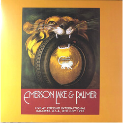 Emerson, Lake & Palmer Live At Pocono International Raceway, U.S.A., 8th July 1972 Vinyl 2 LP USED