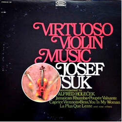 Josef Suk / Alfred Holeček Virtuoso Violin Music Vinyl LP USED