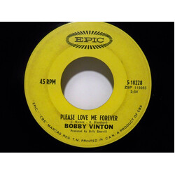 Bobby Vinton Please Love Me Forever USED VINYL 7INCH 45 RPM SINGLE