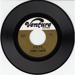 Darryl Carter L - O - V - E / Begging You To Stay USED VINYL 7INCH 45 RPM SINGLE STYRENE