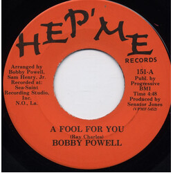 Bobby Powell A Fool For You USED VINYL 7INCH 45 RPM
