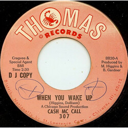 Cash McCall When You Wake Up USED VINYL 7INCH 45 RPM PROMO