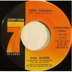 Earl Gaines Soul Children / I Can't Face It USED VINYL 7INCH 45 RPM