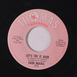 Cash McCall Let's Try It Over / It's Wonderful (To Be In Love) USED VINYL 7INCH