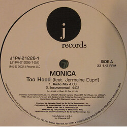 Monica Too Hood USED VINYL 12INCH