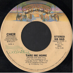 Cher Take Me Home USED VINYL 7INCH 45 RPM SINGLE