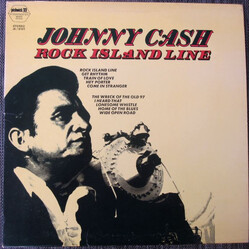 Johnny Cash Rock Island Line Vinyl LP USED