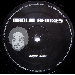Madlib Madlib Remixes USED VINYL 12INCH 33 S RPM PARTIALLY UNOFFICIAL