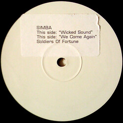 Simba We Come Again / Wicked Sound USED VINYL 12INCH 45 RPM WHITE LABEL