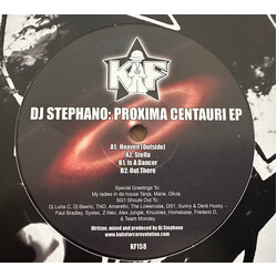 DJ Stephano (2) Proxima Centauri EP USED VINYL 12INCH EP