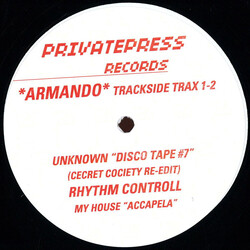 Armando Trackside USED VINYL 12INCH 33 S RPM SINGLE SIDED LIMITED EDITION