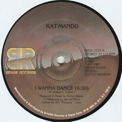 Kat Mandu I Wanna Dance VINYL 12" USED