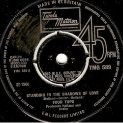 Four Tops Standing In The Shadows Of Love USED VINYL 7INCH 45 RPM SINGLE