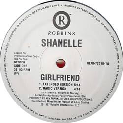 Shanelle Girlfriend USED VINYL 12INCH SINGLE PROMO STEREO