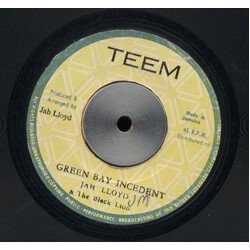 Jah Lloyd / The Black Lion Green Bay Incedent USED VINYL 7INCH 45 RPM