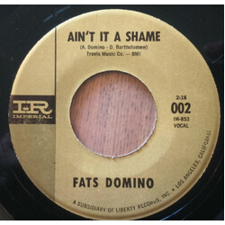Fats Domino Ain't It A Shame / Going To The River Vinyl 7" USED