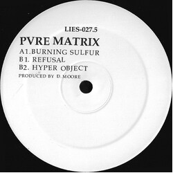 Pure Matrix Burning Sulfur USED VINYL 12INCH 33 S RPM EP WHITE LABEL