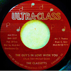 The Classetts The Guy's In Love With You USED VINYL 7INCH 45 RPM SINGLE