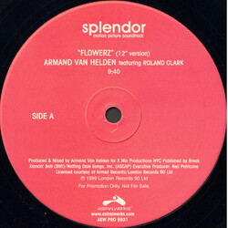 Armand Van Helden / Fatboy Slim Splendor - Original Motion Picture Soundtrack (Promo Sampler) USED VINYL 12INCH 33 S RPM PROMO SAMPLER