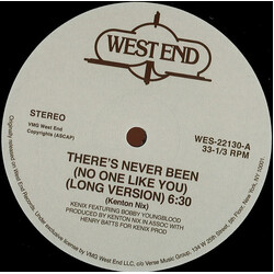 Kenton Nix / Bobby Youngblood There's Never Been (No One Like You) USED VINYL 12INCH 45 RPM REISSUE REMASTERED STEREO