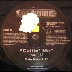 Lil' Zane / 112 Callin' Me USED VINYL 12INCH PROMO