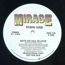 Robin Gibb Boys Do Fall In Love Vinyl USED