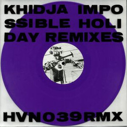 Khidja Impossible Holiday Remixes USED VINYL 12INCH LIMITED EDITION