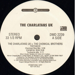 The Charlatans The Charlatans UK Vs. The Chemical Brothers USED VINYL 12INCH 33 S RPM PROMO