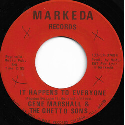Gene Marshall (2) / The Ghetto Sons It Happens To Everyone / One Shirt USED VINYL 7INCH 45 RPM SINGLE