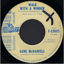 Eugene McDaniels Walk With A Winner / A Miracle USED VINYL 7INCH 45 RPM SINGLE PROMO