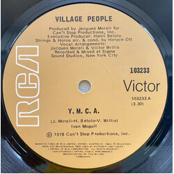 Village People Y. M. C. A. VINYL 7" USED