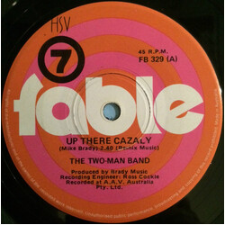 The Two-Man Band Up There Cazaly USED VINYL 7INCH 45 RPM SINGLE STEREO