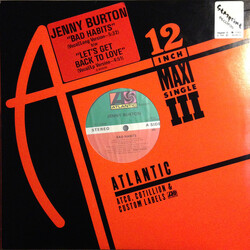 Jenny Burton Bad Habits USED VINYL 12INCH 33 S RPM MAXI-SINGLE