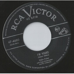 Eddie Fisher / Hugo Winterhalter Orchestra I'm Yours / Just A Little Lovin' USED VINYL 7INCH SINGLE 45 RPM