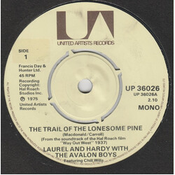 Laurel & Hardy The Trail Of The Lonesome Pine VINYL 7" USED