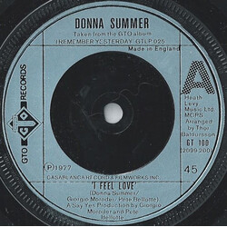 Donna Summer I Feel Love USED VINYL 7INCH 45 RPM SINGLE