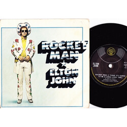 Elton John Rocket Man (I Think It's Going To Be A Long Long Time) USED VINYL 7INCH SINGLE
