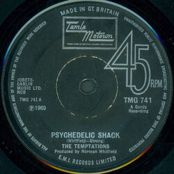 The Temptations Psychedelic Shack VINYL 7" USED