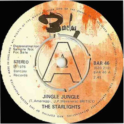 The Starlights Jingle Jungle Vinyl 7" USED