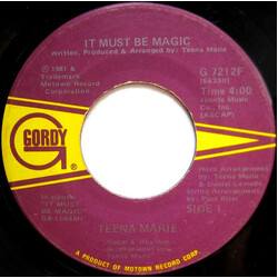 Teena Marie It Must Be Magic / Yes Indeed USED VINYL 7INCH SINGLE 45 RPM