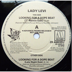 Lady Levi Looking For A Dope Beat (7" Remix Edit) USED VINYL 7INCH 45 RPM PROMO