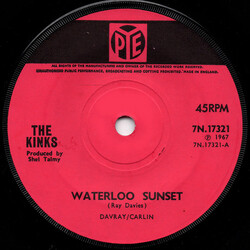 The Kinks Waterloo Sunset USED VINYL 7INCH 45 RPM SINGLE