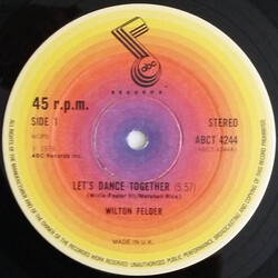 Wilton Felder Let's Dance Together USED VINYL 12INCH 45 RPM LIMITED EDITION